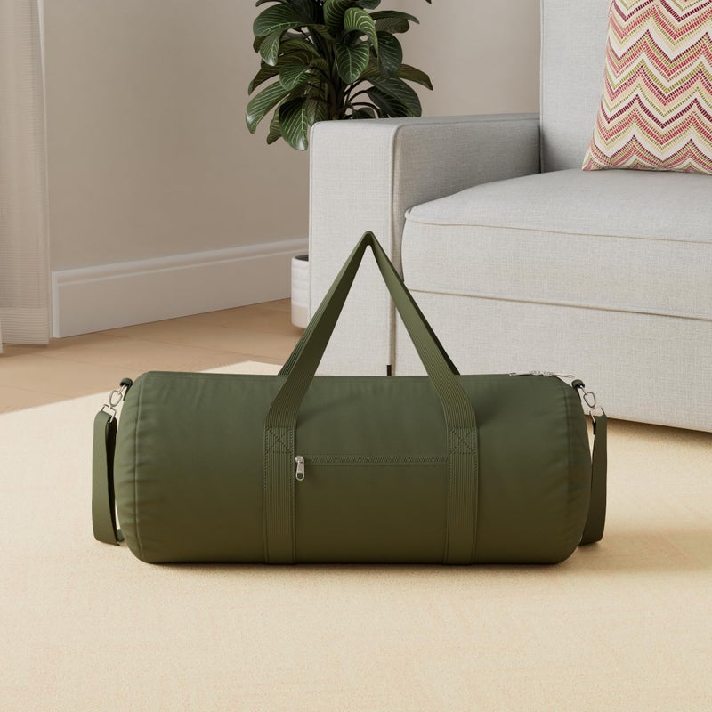 Vorspack Duffel Bag 28 Inches Foldable Lightweight Gym Bag with Inner Pocket for Travel Sports - Green - Image 2